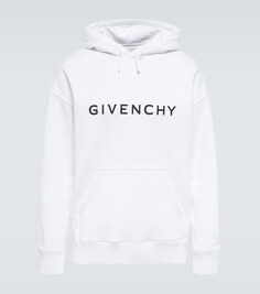 Худи из хлопкового джерси с логотипом Archetype Givenchy, белый