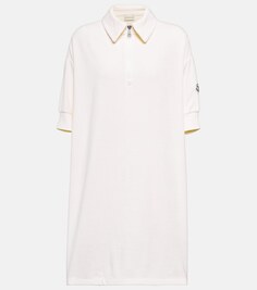 Махровое мини-платье MONCLER, белый