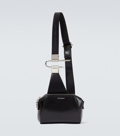 Мини-сумка через плечо Antigona из кожи Givenchy, черный