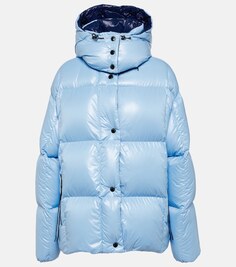 Пуховик из параны MONCLER, синий