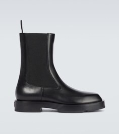 Ботинки челси квадратной формы из кожи Givenchy, черный