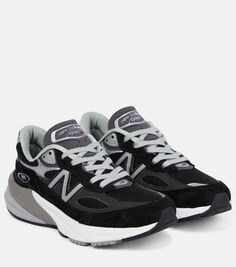 Кроссовки Made in USA 990v6 с низким берцем New Balance, черный