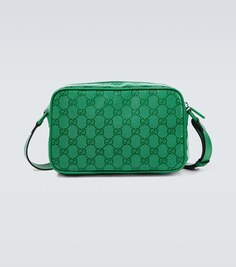 Мини-сумка через плечо GG Crystal Gucci, зеленый