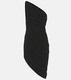 Мини-платье Diana из джерси NORMA KAMALI, черный