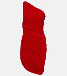 Мини-платье Pickleball Diana со сборками NORMA KAMALI, красный