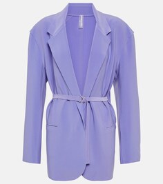 Однобортный пиджак NORMA KAMALI, фиолетовый