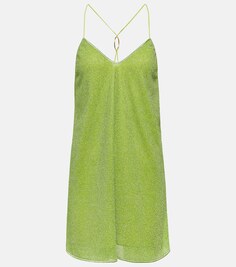 Платье мини-комбинация Lumière OSÉREE, зеленый