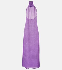 Платье макси Lumière OSÉREE, фиолетовый