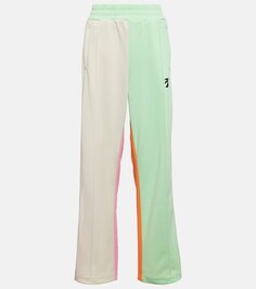 Спортивные брюки с цветными блоками и логотипом PALM ANGELS, разноцветный