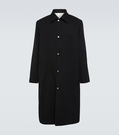 Шерстяное пальто оверсайз Jil Sander, черный