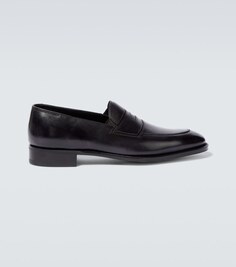 Лоферы Montgomery из кожи John Lobb, черный