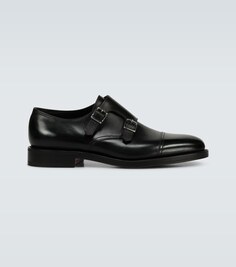 Строгие кожаные туфли William John Lobb, черный