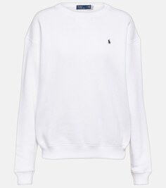 Толстовка из смесового хлопка и флиса POLO RALPH LAUREN, белый