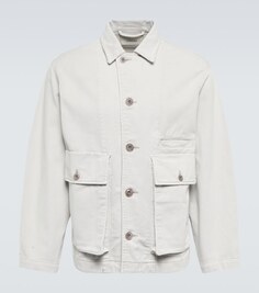 Джинсовая куртка-рубашка Lemaire, белый