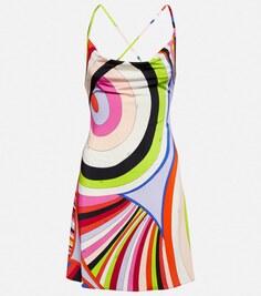 Мини-платье Iride из джерси PUCCI, разноцветный
