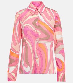 Рубашка с принтом Marmo PUCCI, розовый