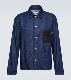 Джинсовая куртка анаграммы Loewe, синий
