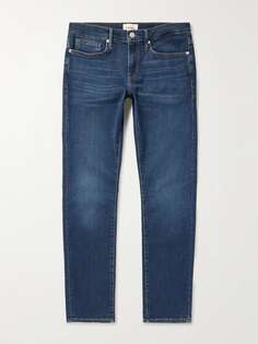 Узкие джинсы прямого кроя L&apos;Homme FRAME, синий