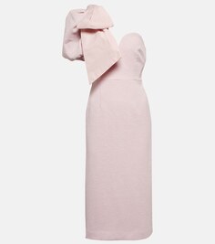 Платье миди Bon Ami на одно плечо REBECCA VALLANCE, розовый