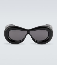 Солнцезащитные очки с завышенной талией Loewe, черный