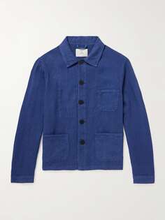 Льняная куртка-рубашка La Paz, синий