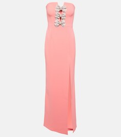 Платье Brittany Bow с украшением из крепа REBECCA VALLANCE, розовый