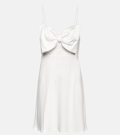 Атласное мини-платье Bridal Libby RIXO, белый