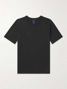 Uno Повседневная футболка из хлопкового джерси NUDIE JEANS, черный