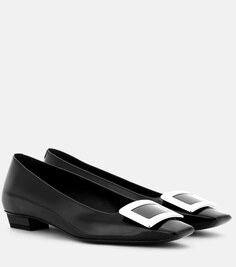 Лакированные балетки Belle Vivier Roger Vivier, черный