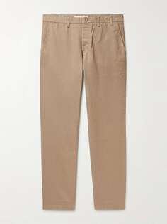 Тяжелые прямые брюки из органического хлопка Aros NORSE PROJECTS, бежевый