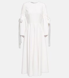 Платье макси Bridal Calmina из крепа ROKSANDA, белый