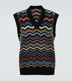 Свитер с зигзагом Missoni, разноцветный