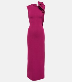 Трикотажное платье макси ROLAND MOURET, фиолетовый