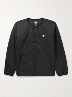 Утепленная куртка-ракушка с аппликацией логотипа DANTON, черный