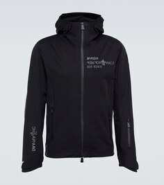 Техническая куртка с капюшоном Moncler Grenoble, черный