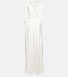 Атласное платье-накидка SAFIYAA, белый