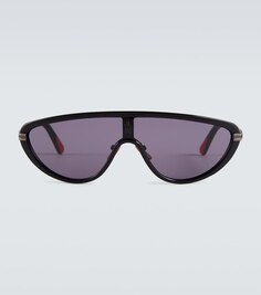 Круглые солнцезащитные очки Moncler Grenoble, черный