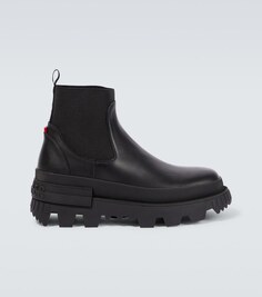 Кожаные ботинки челси Neue Chelsea Moncler, черный