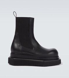 Кожаные ботинки Moody Island Dunk Rick Owens, черный