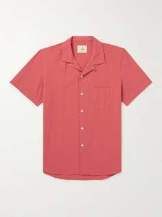 Хлопковая рубашка из хлопка с отложным воротником Panama La Paz, красный