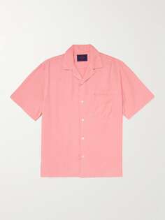 Рубашка из лиоцелла TENCEL с раскладным воротником PORTUGUESE FLANNEL, розовый