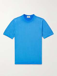 Хлопковая футболка ALTEA, синий