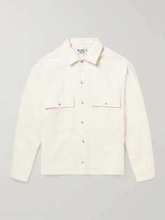 Куртка из парусины с добавлением льна и хлопка Merely Made, белый