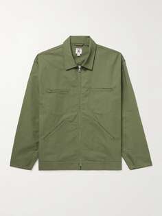 Куртка из хлопкового рипстопа Randy&apos;S Garments, зеленый