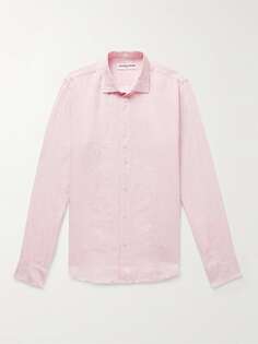 Льняная рубашка Джайлза ORLEBAR BROWN, розовый