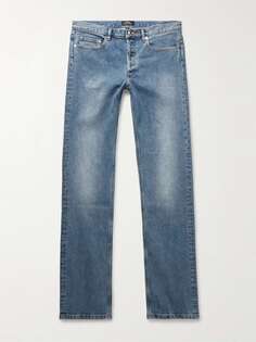 Новые стандартные прямые джинсы Dry Selvedge A.P.C., средний деним