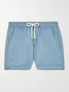 Короткие облегающие шорты для плавания из переработанного материала Frescobol Carioca, синий