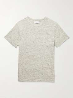 Льняная футболка ONIA, серый