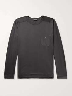 Пижамная футболка из смеси хлопка и модала Zimmerli, серый