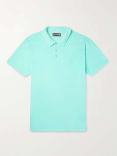 Рубашка-поло Phoenix Slim Fit из смесового хлопка Terry Polo VILEBREQUIN, синий